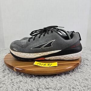 Altra Paradigm 4.5 Gray Black Athletic Road Running Shoes Mens 10 ALM1948G220